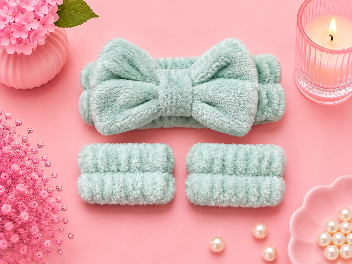 Accesorios de felpa para momentos de autocuidado y belleza