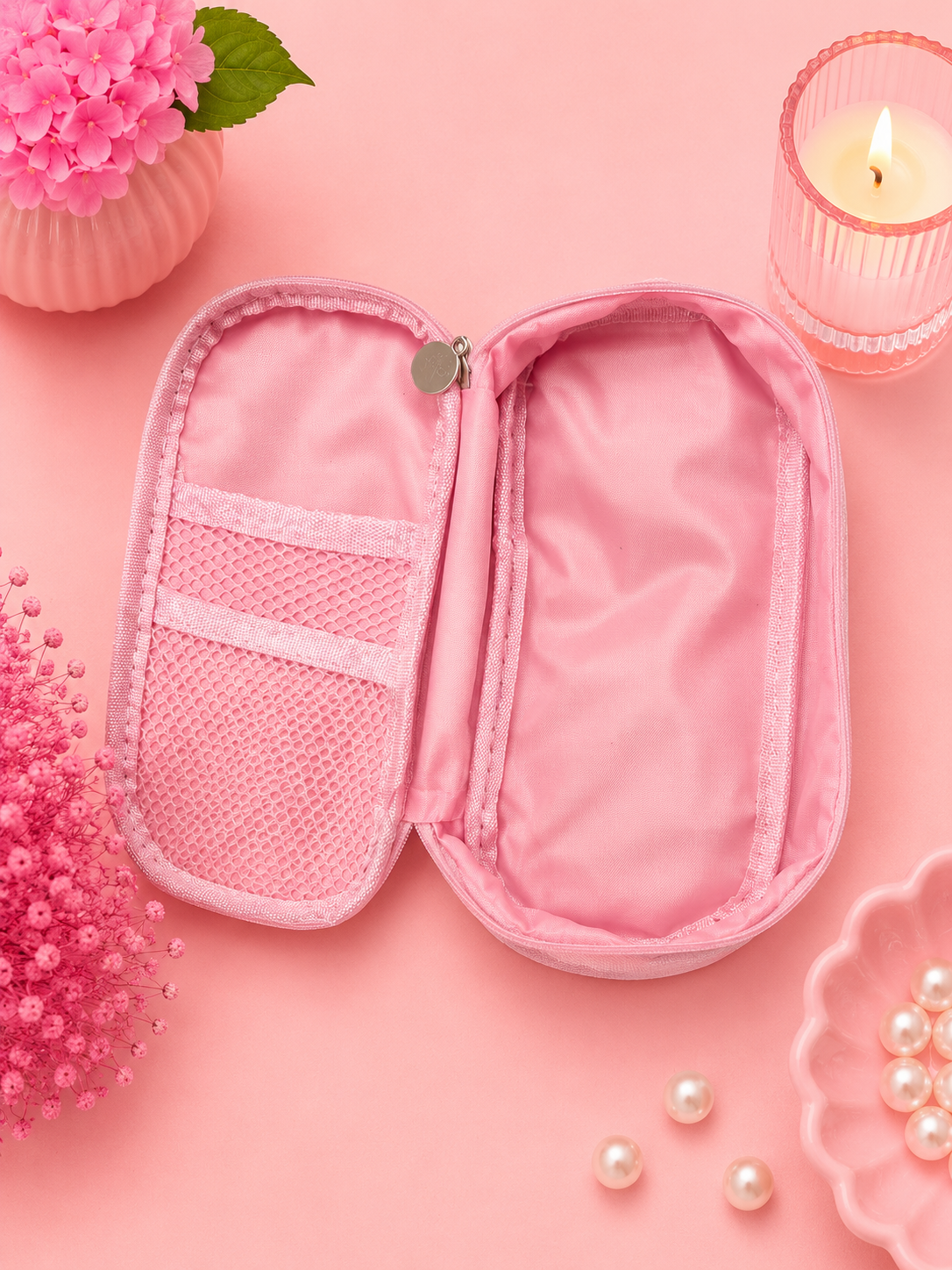 Estuche de papelería para uso escolar y diario