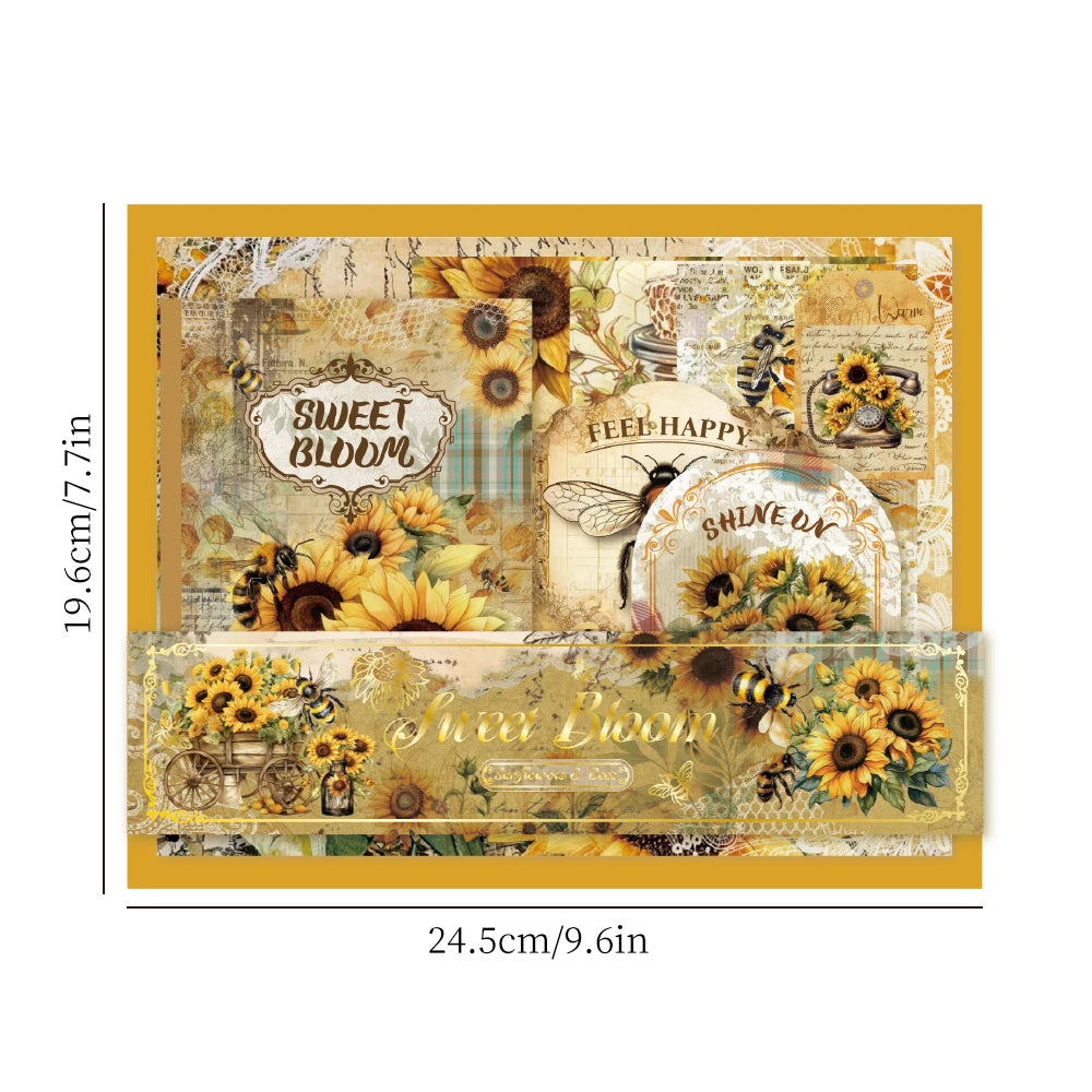 Kit creativo de temática de girasol para manualidades