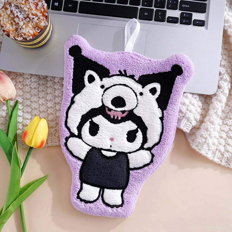 Selección de variantes de diseño de la toalla colgante Sanrio
