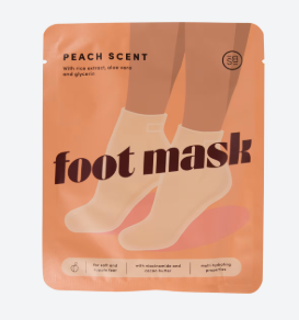 Mascarilla de pies disponible con aromas de cereza y melocotón