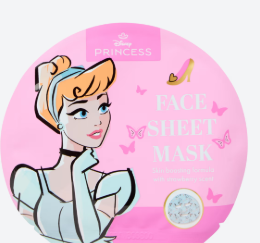 Presentación de la mascarilla facial de princesas