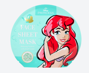 Producto cosmético facial decorado con princesas
