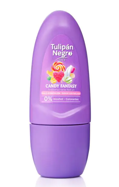 Desodorante roll-on Tulipán Negro en formato compacto