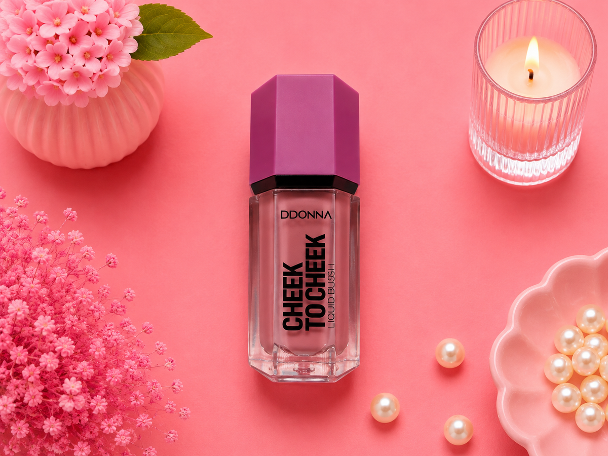 Colorete líquido de cosmética para maquillaje facial