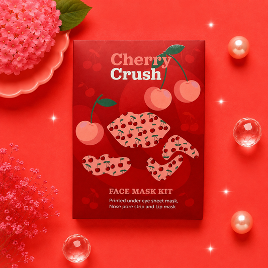 Mascarilla cosmética triple Cherry de Kawaii Dreams Shop