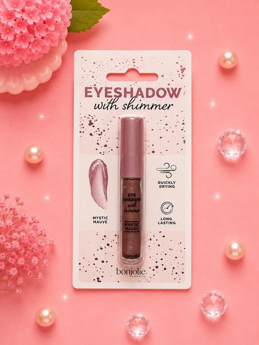 Sombra de ojos líquida con purpurina brillante