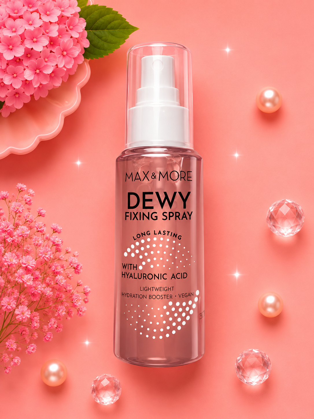 Envase del fijador de maquillaje de Kawaii Dreams Shop en vista secundaria