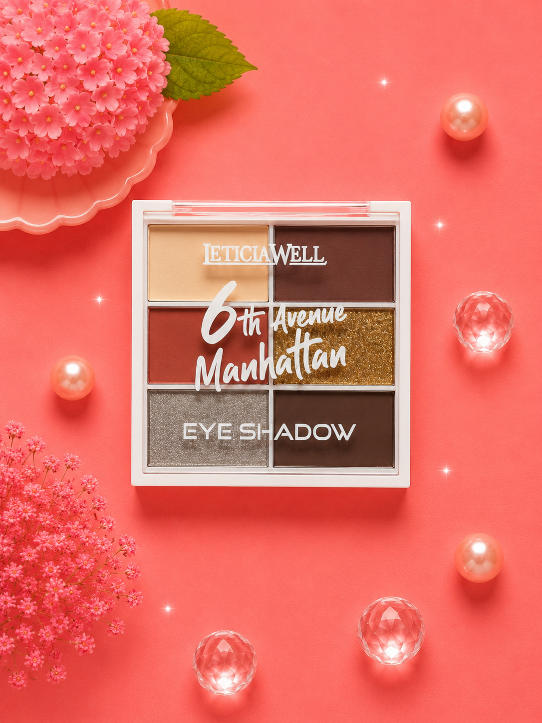 Paleta de sombras para crear looks de maquillaje de ojos