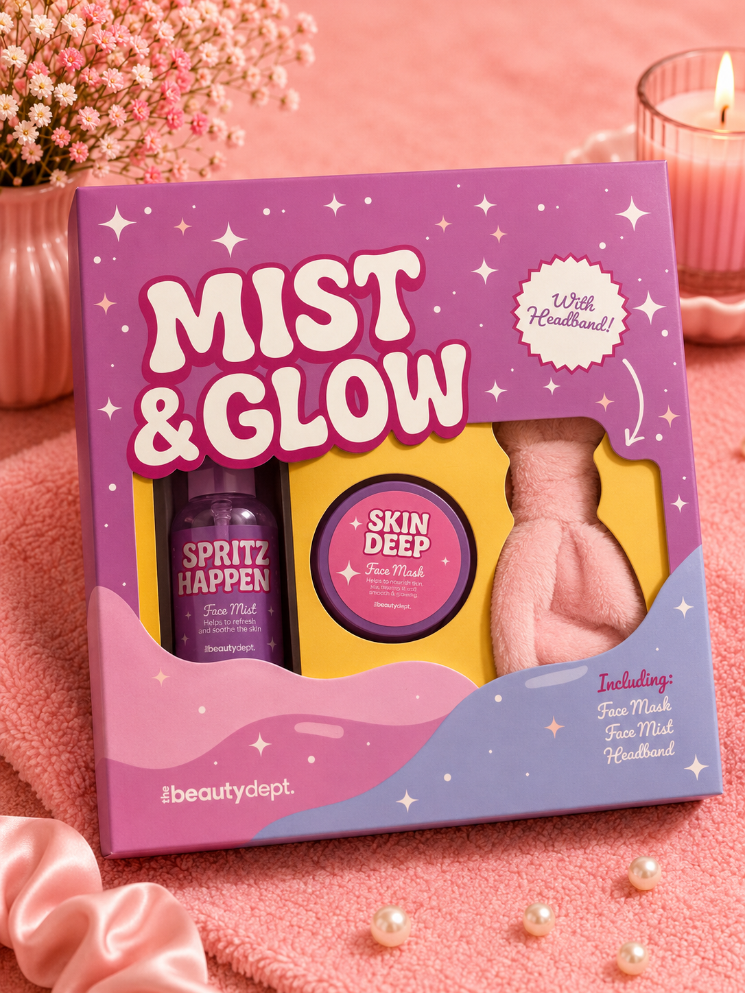 Presentación del set facial para autocuidado