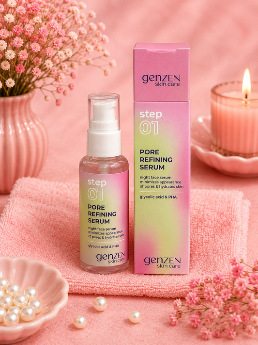 Sérum facial para el cuidado de la apariencia de los poros