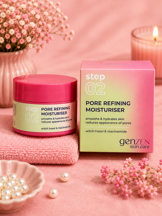 Crema facial hidratante para piel con poros abiertos