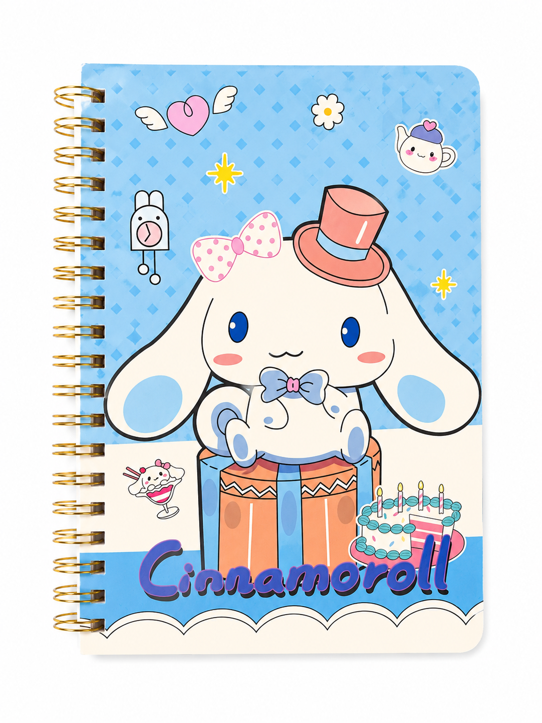 📖 Cuaderno Espiral Cinnamoroll Holográfico A5
