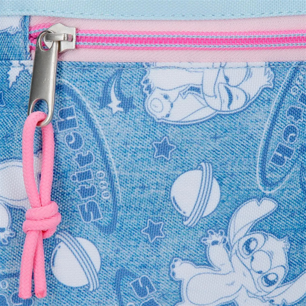 Mochila de Stitch de 23 x 28 x 10 cm para uso escolar