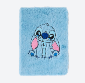 Cuadernos de peluche A5 en colores azul y rosa
