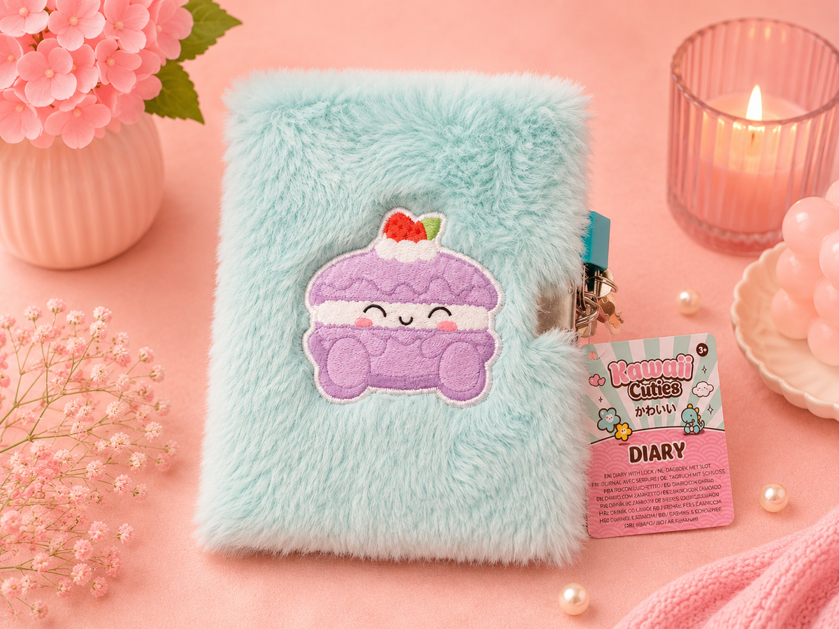 Diario kawaii para anotar tareas y planes diarios