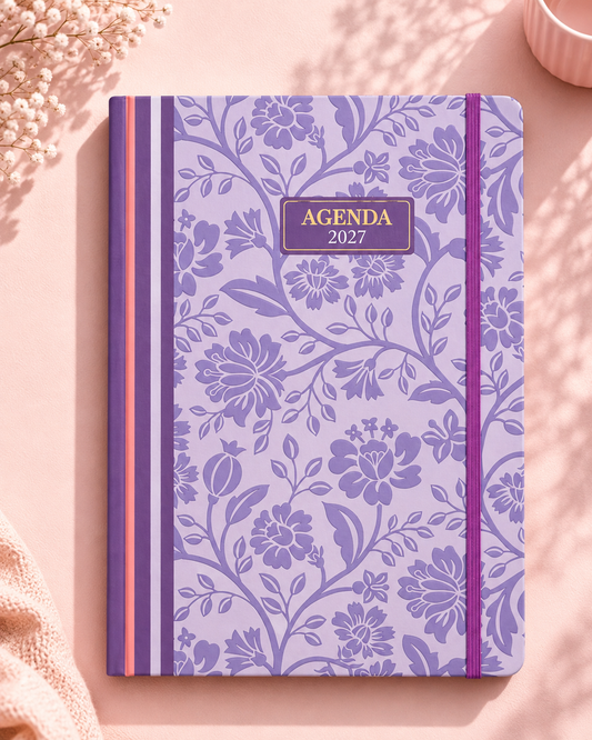 Agenda A4 anual 2027 para organizar tareas y compromisos