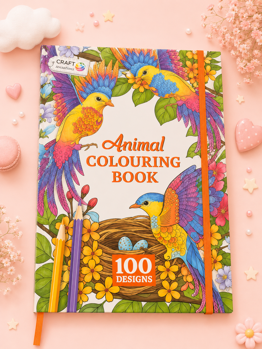 Libro de colorear con diseños de animales