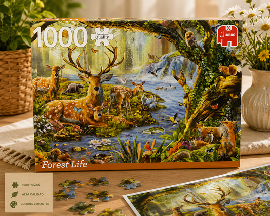 Puzzle de 1000 piezas en color Verde lima