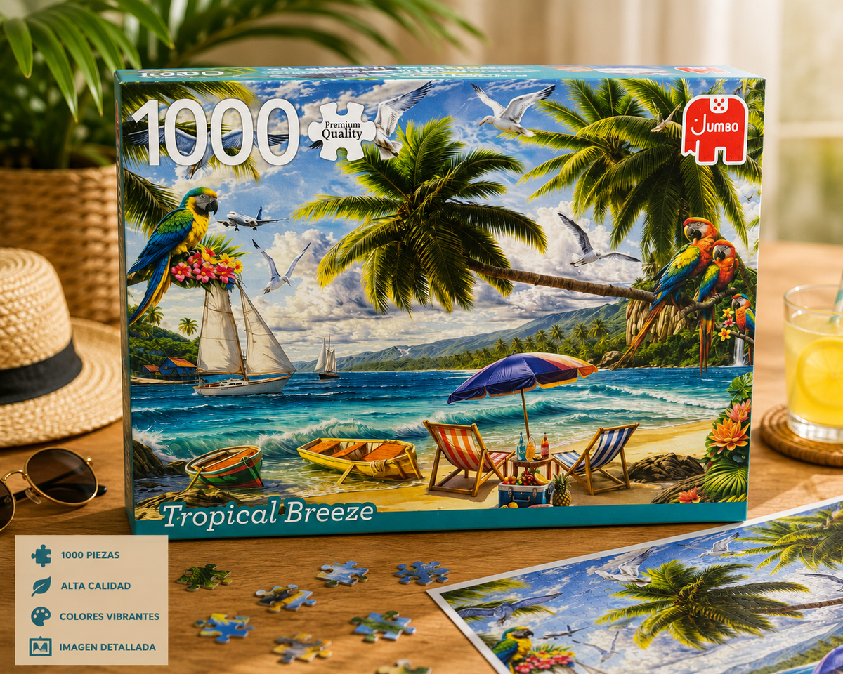 Puzzle de 1000 piezas en color Amarillo
