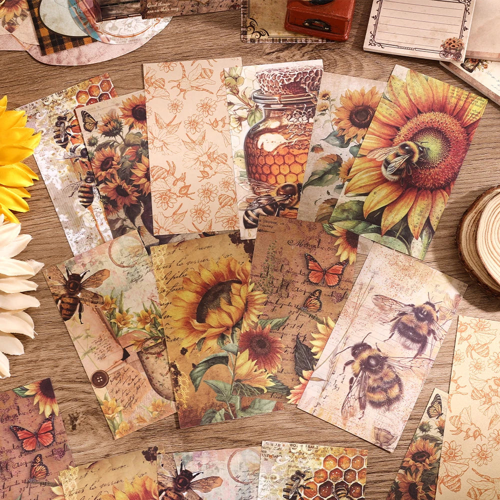 Kit de girasoles para personalizar un bullet journal