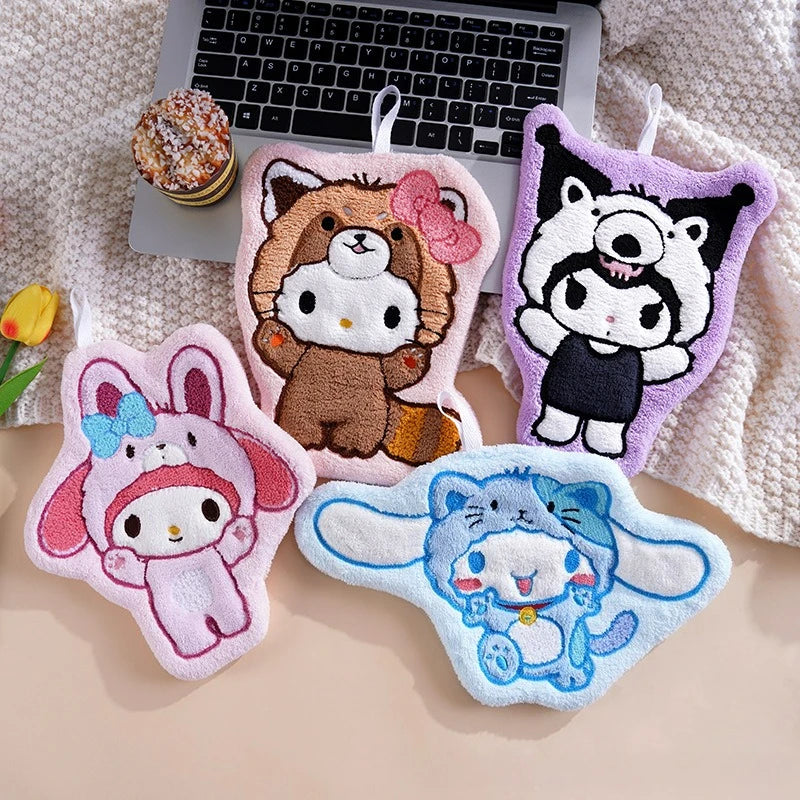 Toalla de mano Sanrio colgante para mantenerla ordenada