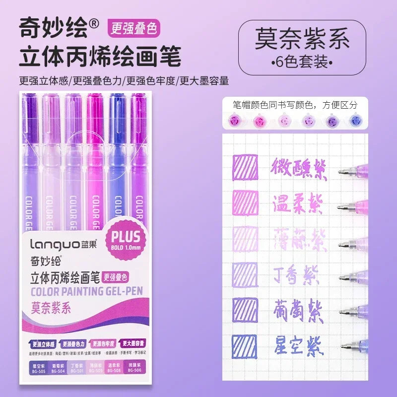 Bolígrafo de gel para dibujos decorativos