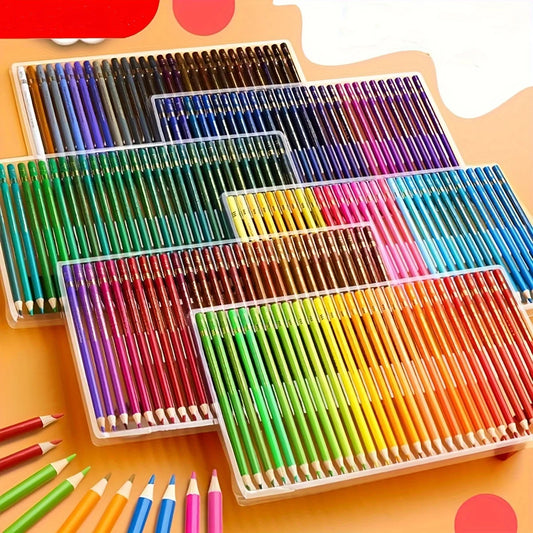 Set de lápices de colores con base de aceite para dibujo