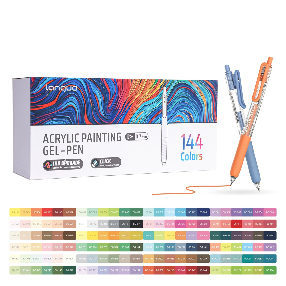 Bolígrafos de gel para apuntes y dibujo creativo