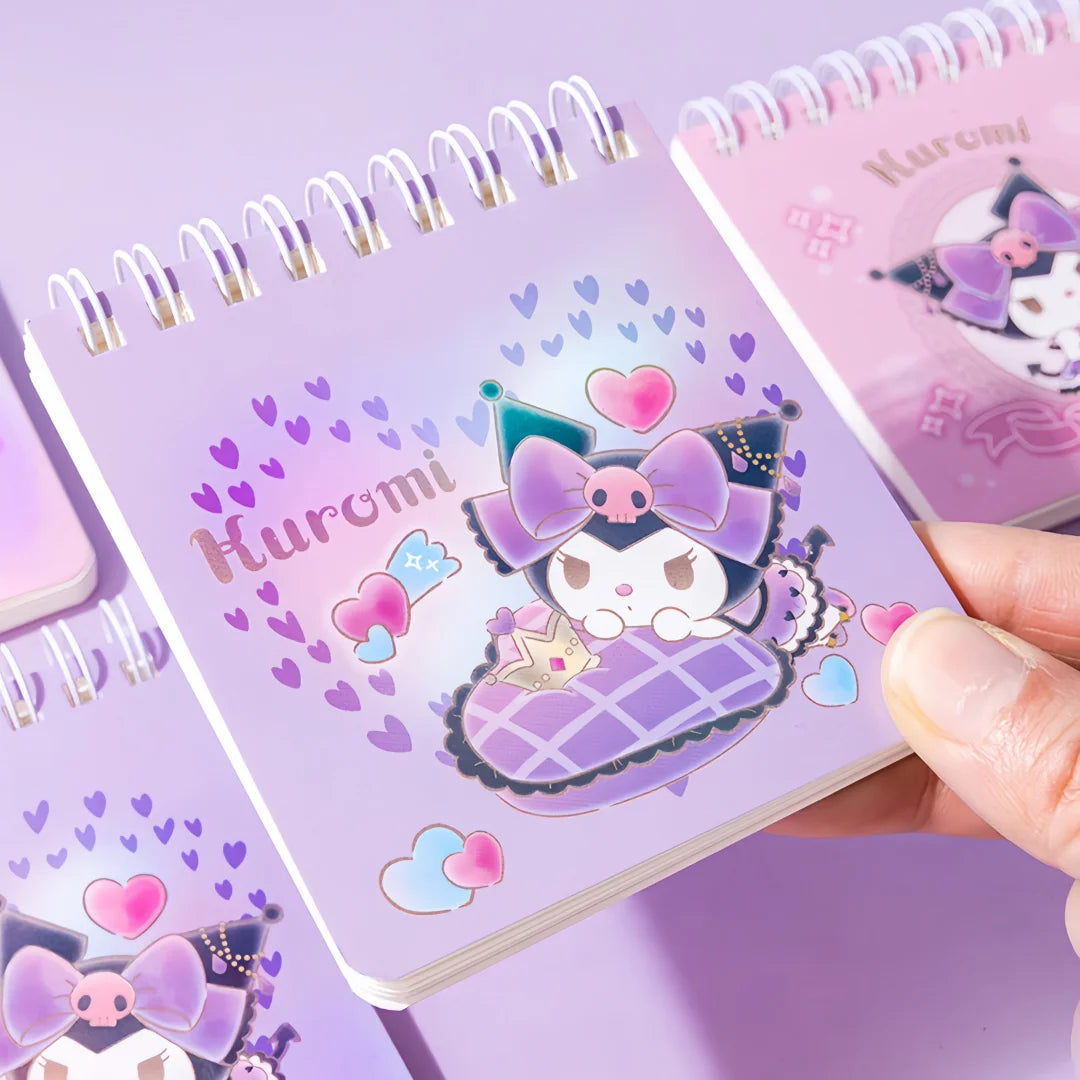 Cuaderno espiral de Kuromi en formato A7