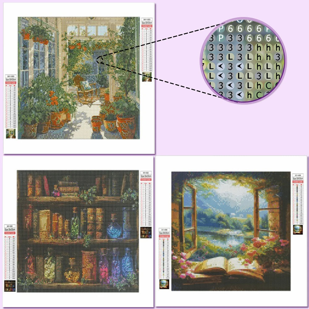 Contenido creativo para realizar un paisaje floral