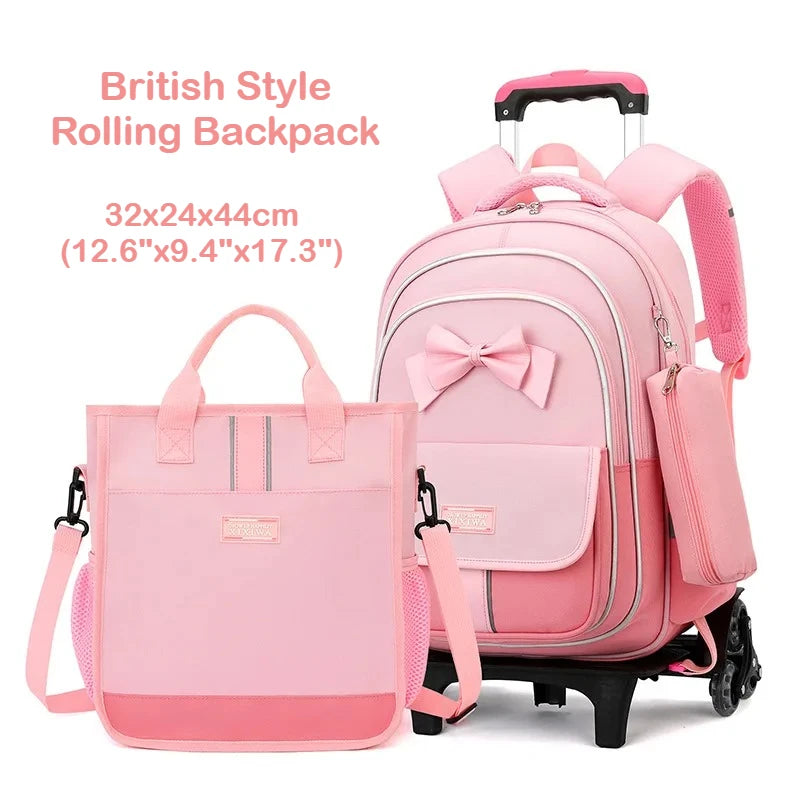 Estampado de patchwork en la mochila escolar
