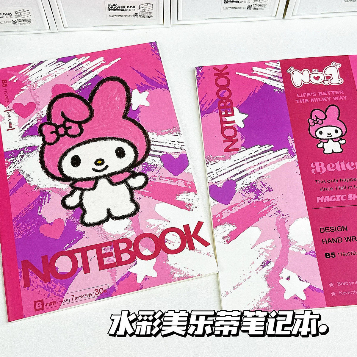 Diseño alternativo de cuaderno Sanrio B5