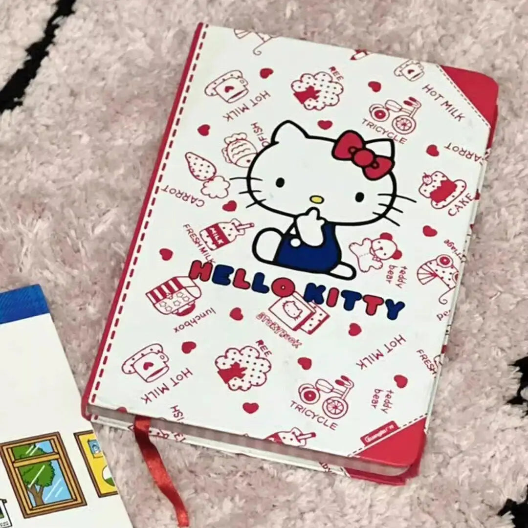 Cuaderno Hello Kitty de 14 × 20 cm con diseño kawaii