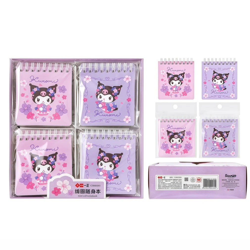 Cuaderno compacto de Kuromi para listas y recordatorios