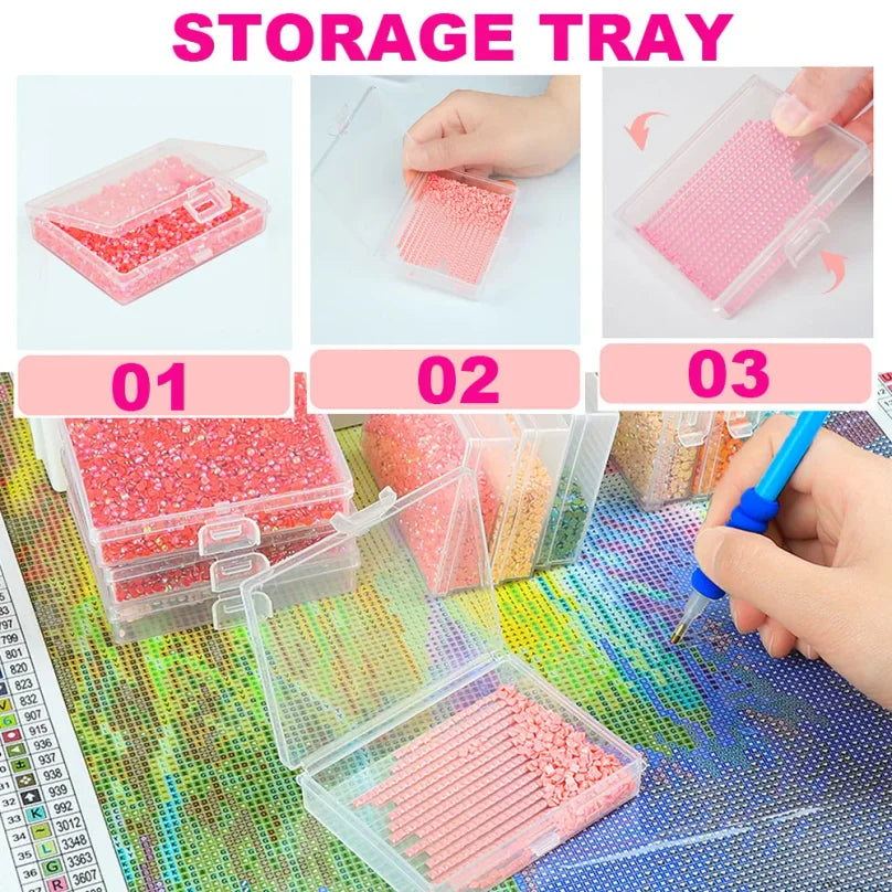 Accesorios de organización para mosaicos de diamantes