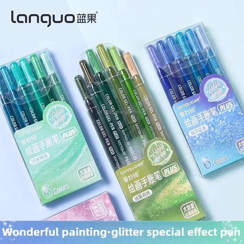 Selección de bolígrafos de gel para lettering