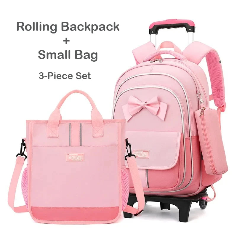 Mochila escolar tipo trolley con ruedas