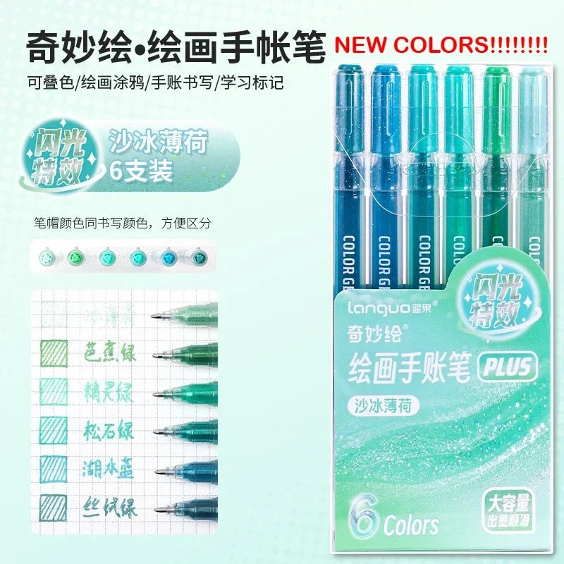 Bolígrafos de gel para lettering decorativo