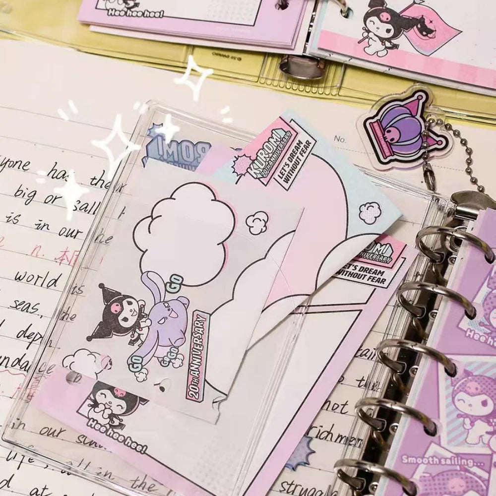 Detalle del diseño de Kuromi en la portada