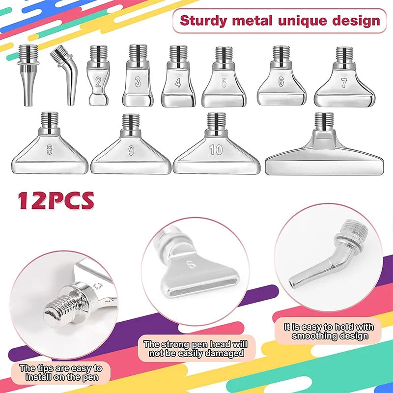 Seis piezas de cera adhesiva para recoger diamantes