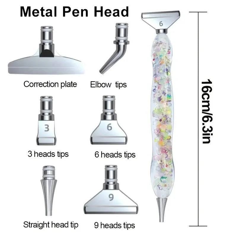 Bolígrafo con seis puntas para diamond painting