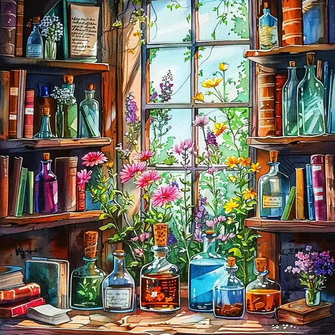 Diseño de paisaje con flores para decorar una estancia