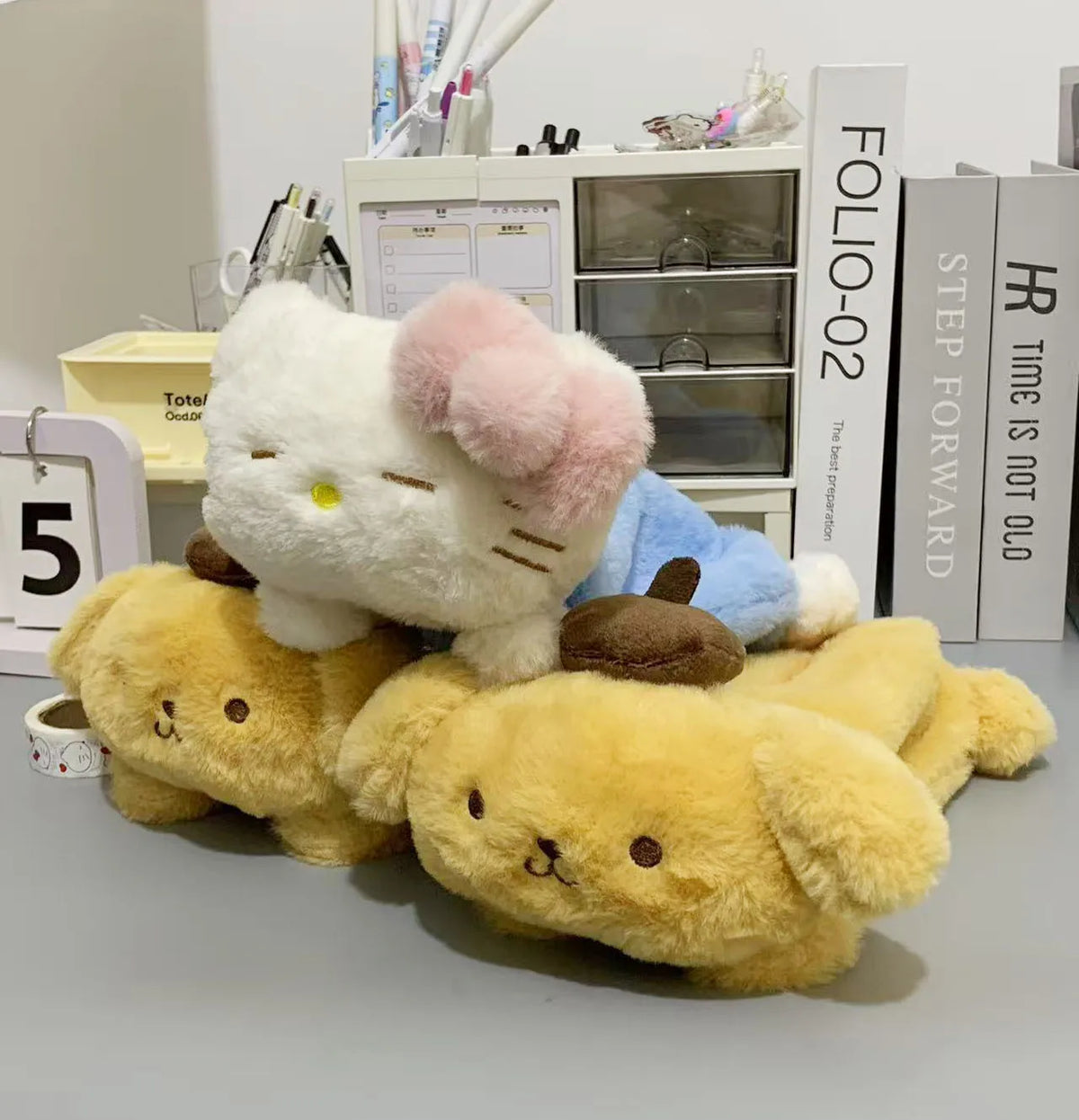 Bolsa de peluche para guardar pequeños accesorios