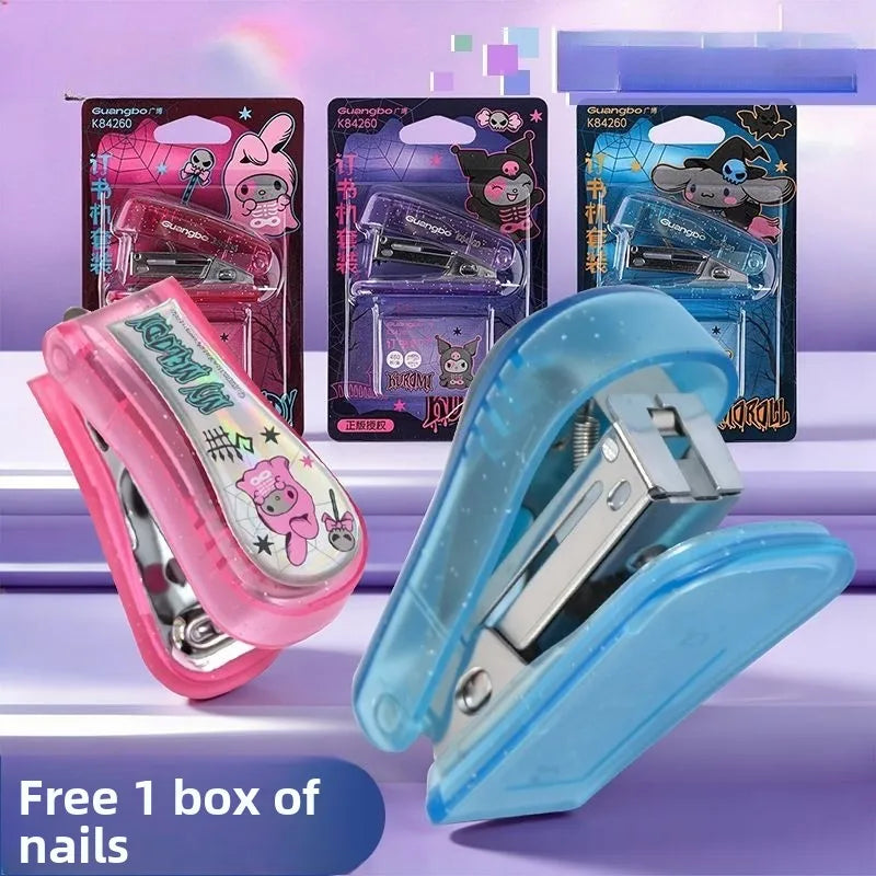 Mini grapadora metálica para papelería y oficina