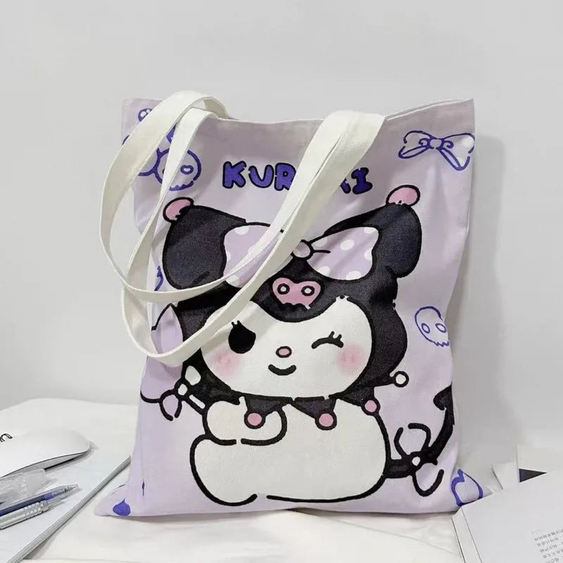 Bolsa escolar Hello Kitty con correa de hombro ancha