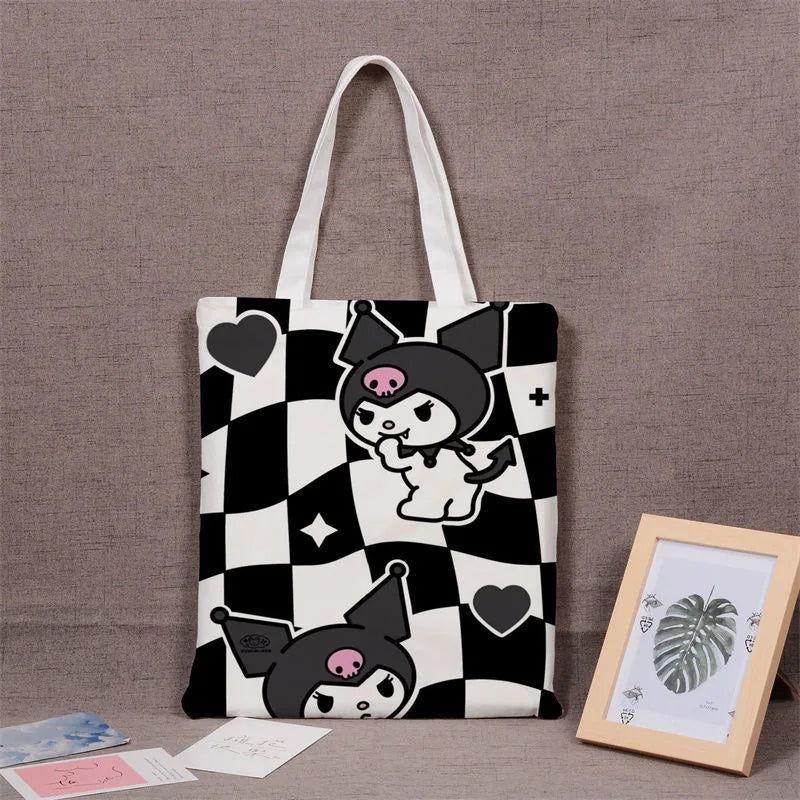 Bolso escolar Hello Kitty con asa de hombro ancha