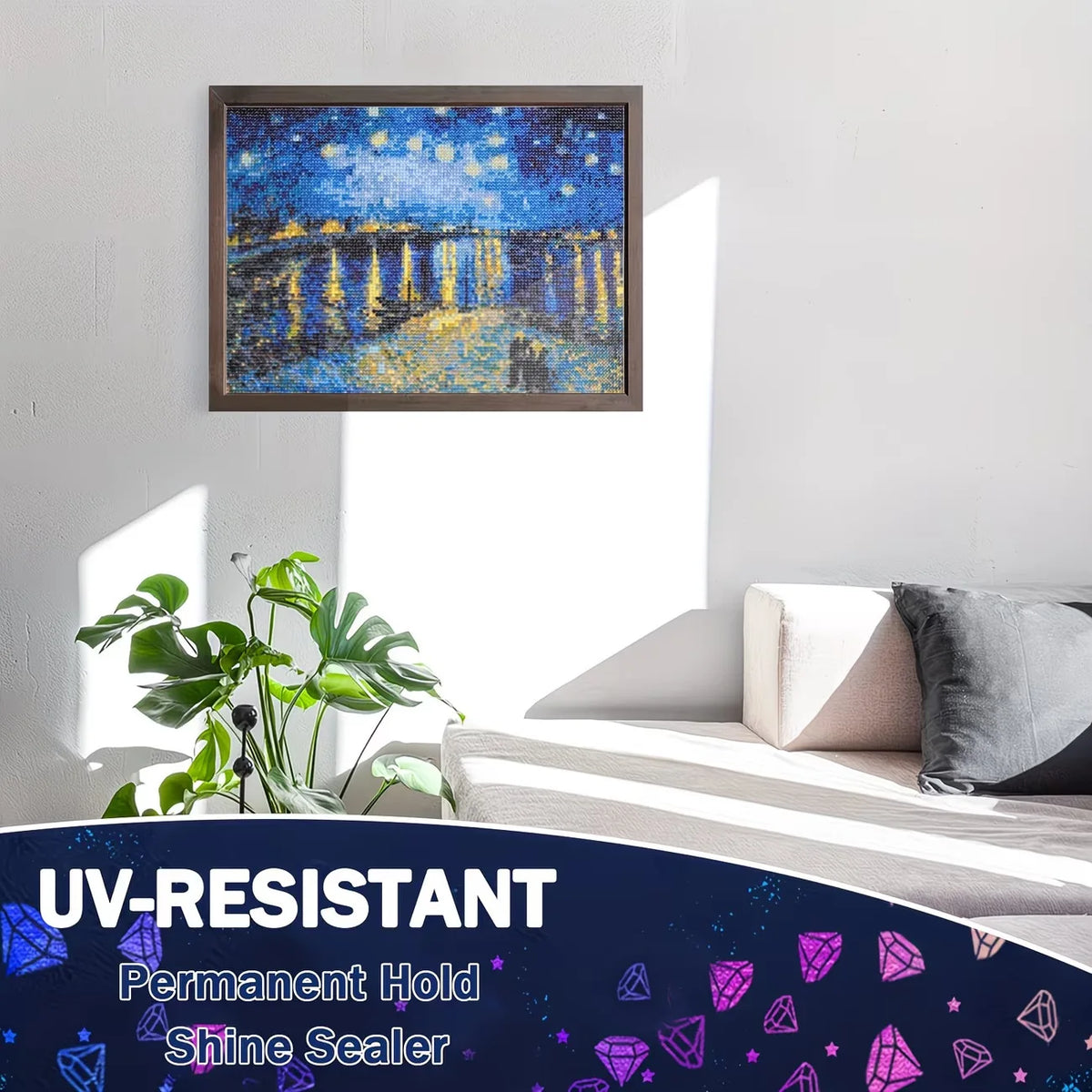 Sellador con acabado brillante para creaciones artesanales