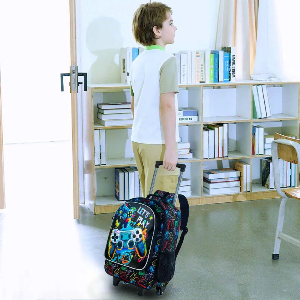 Ruedas y base de la mochila escolar