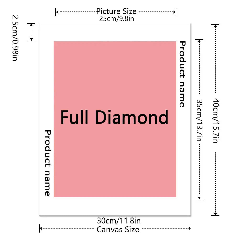 Diamantes redondos de resina para completar el paisaje